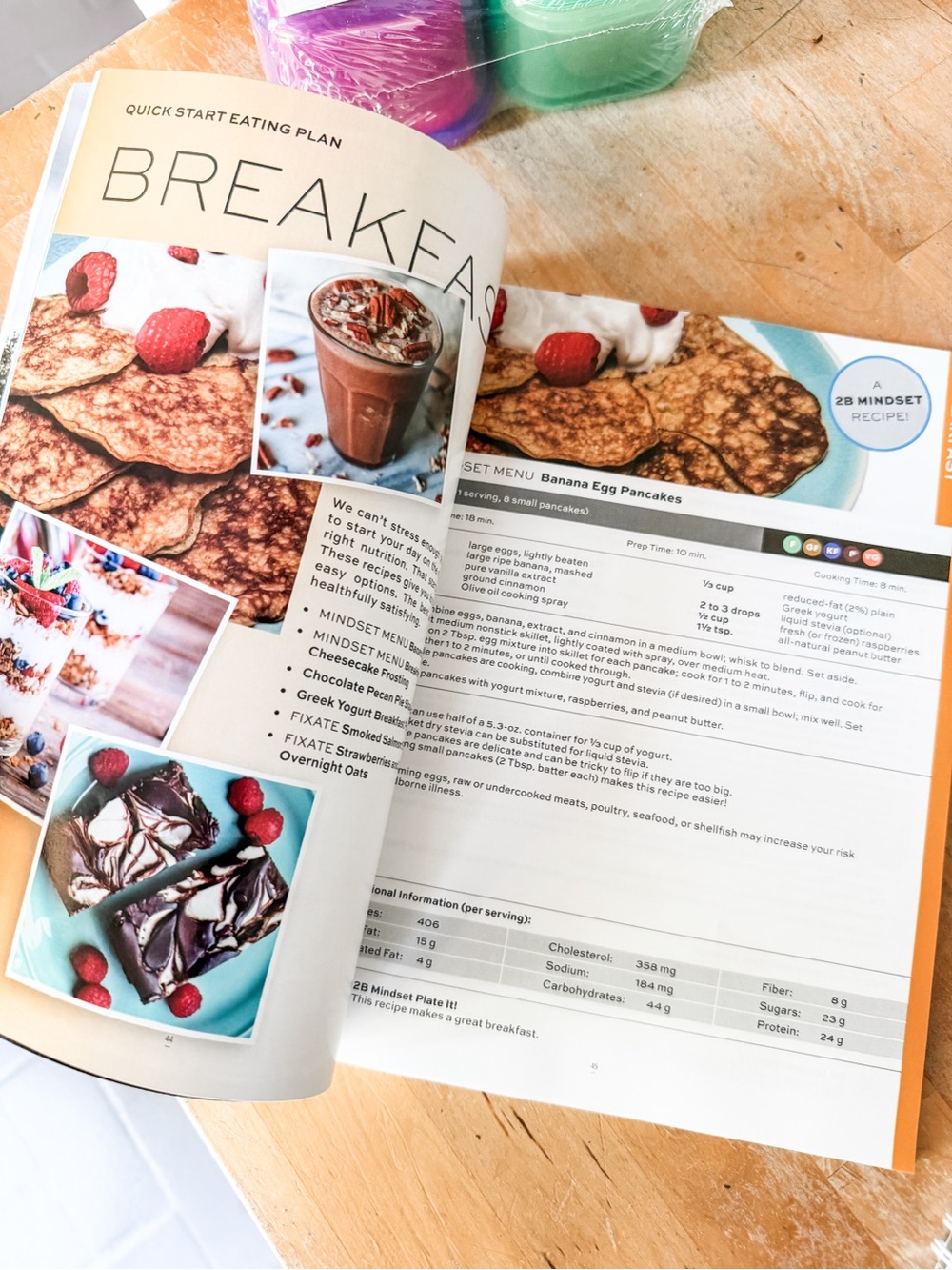 Beachbody Fixate Cookbook +
Containers - Picture 7 of 8